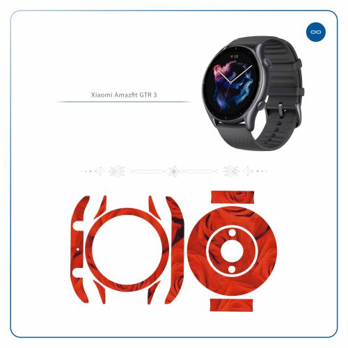 Xiaomi_Amazfit GTR 3_Red_Flower_2